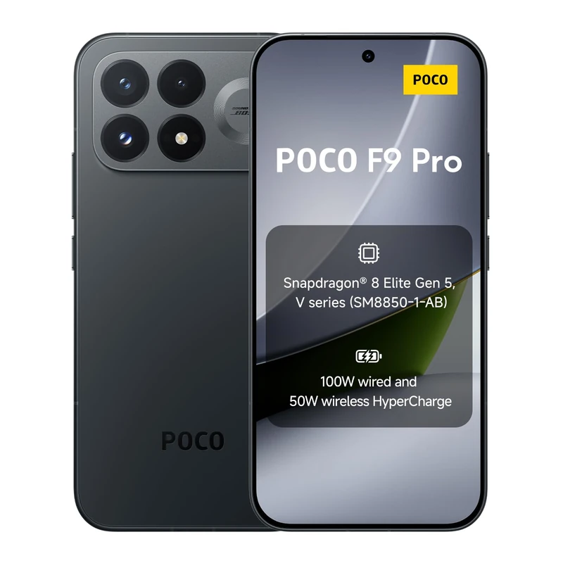 POCO F9 Pro, Smartphone 12+512, Black, 6330mAh Battery, 100W charging