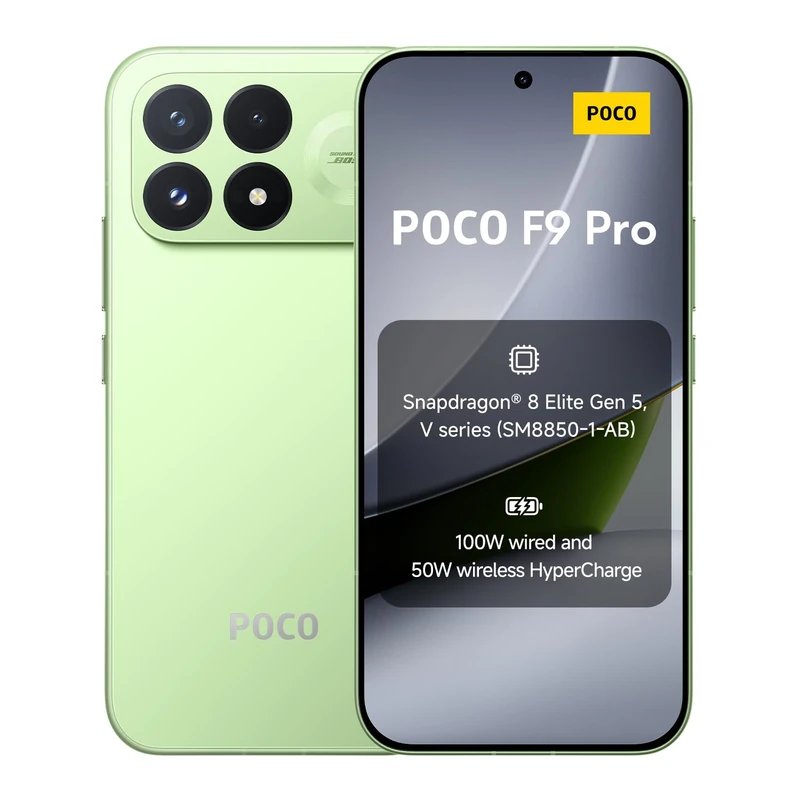 POCO F9 Pro, Smartphone 12+512, Aurora Green, 6330mAh, 100W charging