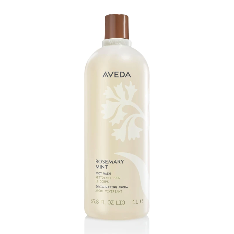 Aveda Rosemary Mint Hand & Body Wash | Liquid Hand Soap and Body Wash | with Invigorating Aroma of Certified Organic Peppermint & Rosemary, 1000ml