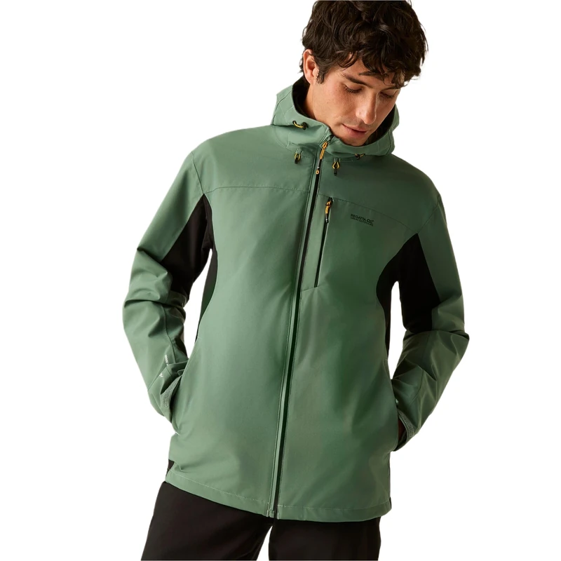 Regatta Mens Birchdale II Waterproof Shell Jacket Breathable Walking Coat