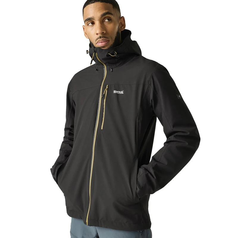 Regatta Mens Birchdale II Waterproof Shell Jacket Breathable Walking Coat