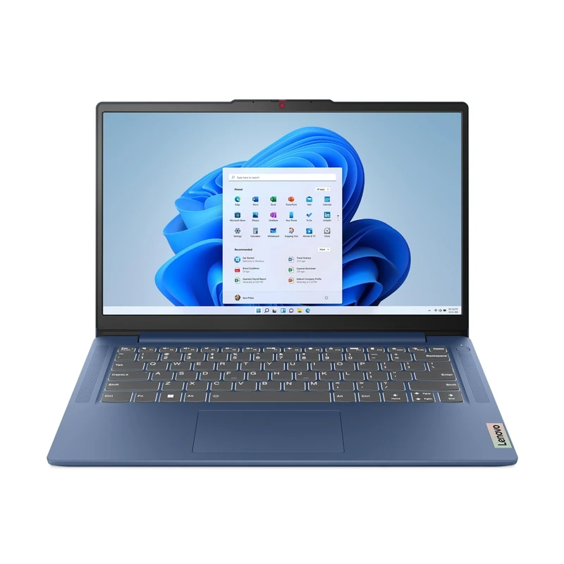 Lenovo IdeaPad Slim 3 Gen 8 | 14 inch FHD Laptop | Intel N100 | Integrated UHD Graphics | 4 GB RAM | 128 GB UFS 3.1 | Wi-Fi 6 | USB-C | Windows 11 Home | Office Trial | Abyss Blue