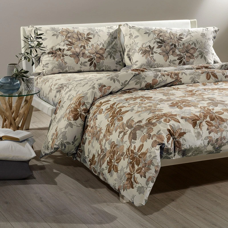Caleffi Double Duvet Cover Cotton with 2 Pillowcases 255 x 200 cm Oeko-Tex