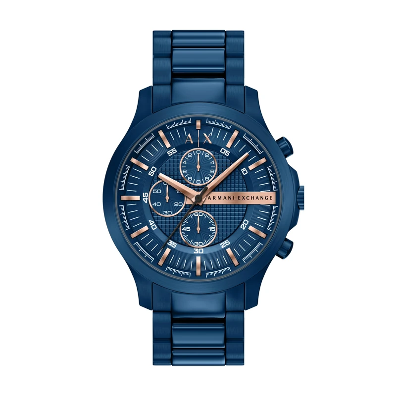 Armani Exchange Men's 46MM Blue Stainless Steel Watch, AX2468