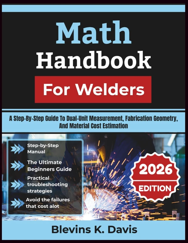 Math Handbook For Welders 2026: A Step-By-Step Guide To Dual-Unit Measurement, Fabrication Geometry, And Material Cost Estimation
