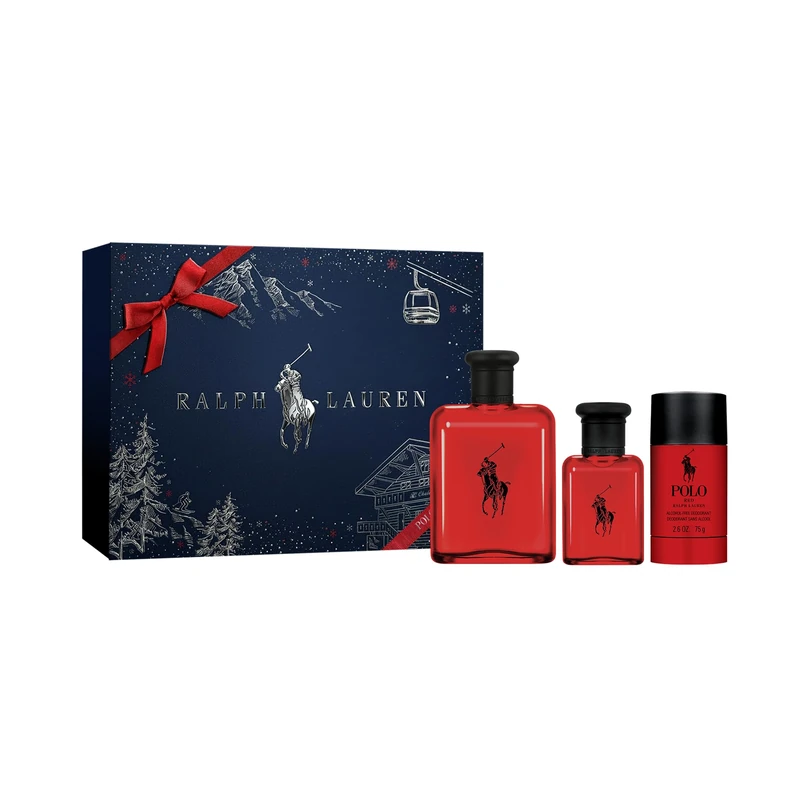 Ralph Lauren Polo Red EDT Men's Gift Set, 125ml, 40ml & Deodorant