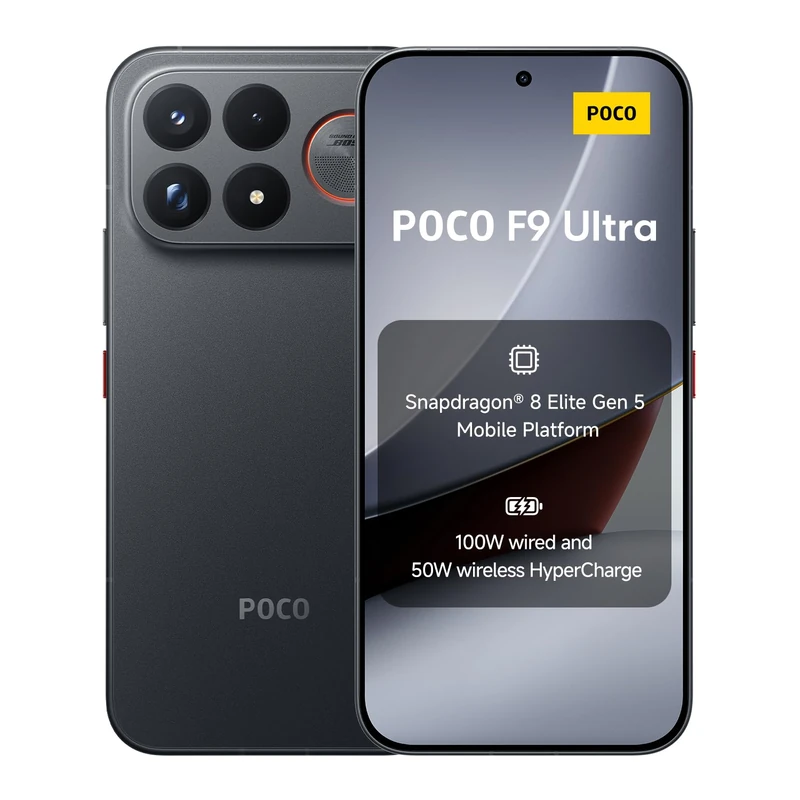 POCO F9 Ultra, Smartphone 16+1TB, Black, 8050mAh Battery, 100W charging