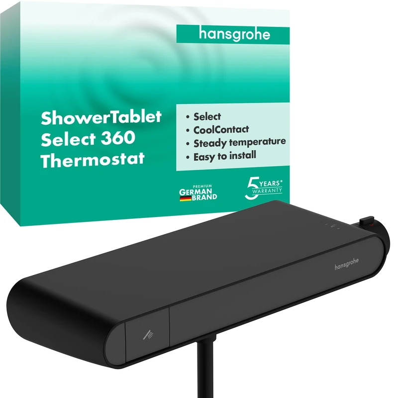 hansgrohe ShowerTablet Select Thermostatic Shower Mixer Tap with 1 Outlet