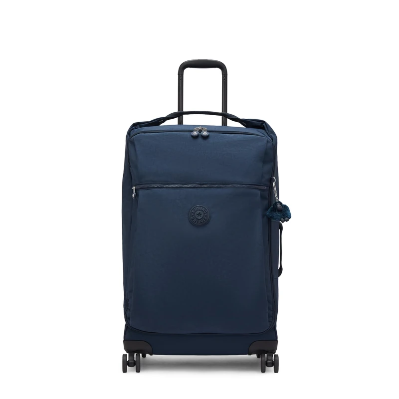 Kipling Darcey Up M Wheeled Travel Bag, Lightweight Medium Rolling Luggage with Telescopic Handle, Durable Wheels & Multiple Compartments, Versatile Travel Suitcase - Blue Bleu 2