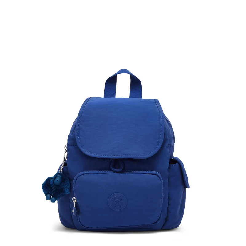 Kipling City Pack Mini Backpack, Lightweight Compact Daypack with Multiple Pockets, Adjustable Straps & Everyday Travel Backpack - Mineral Stripes