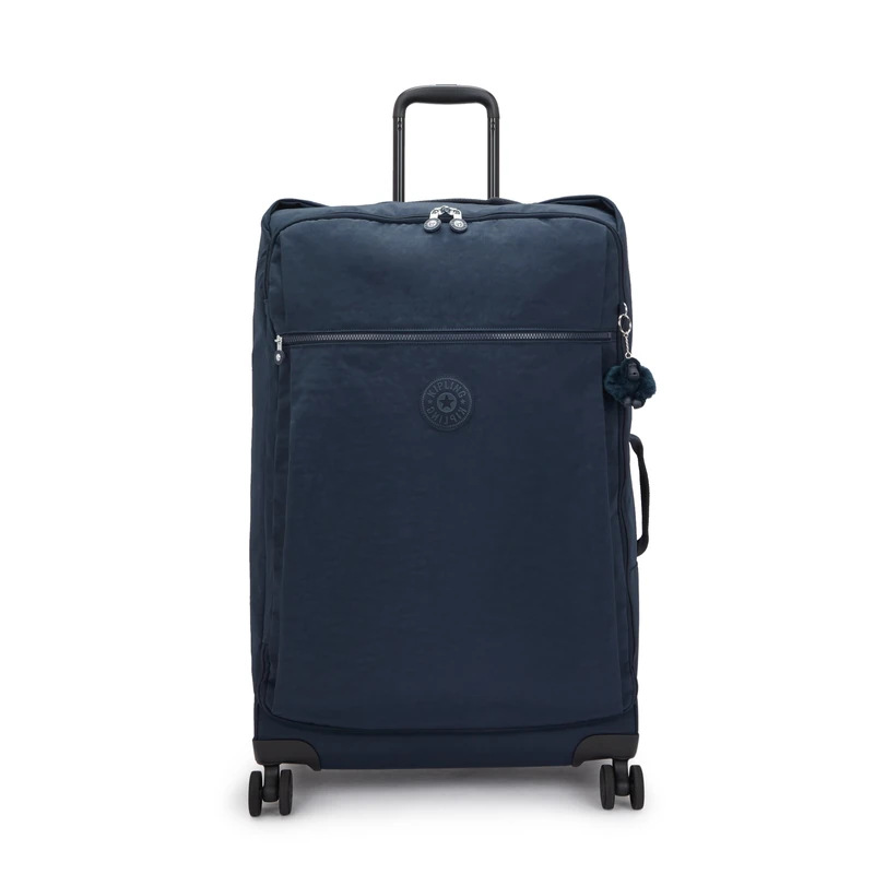 Kipling Darcey Up L Wheeled Travel Bag, Lightweight Large Rolling Luggage with Telescopic Handle, Durable Wheels & Multiple Compartments, Versatile Everyday Travel Suitcase - Blue Bleu 2