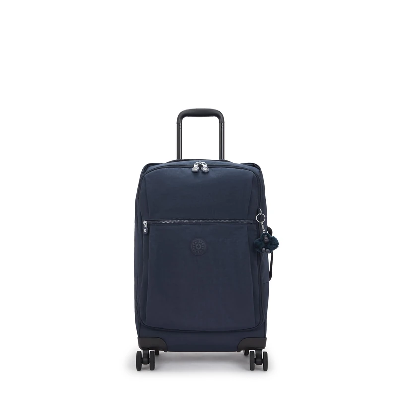 Kipling Darcey Up S Wheeled Travel Bag, Lightweight Small Cabin Luggage with Telescopic Handle, Durable Wheels & Multiple Compartments, Compact Travel Suitcase - Blue Bleu 2