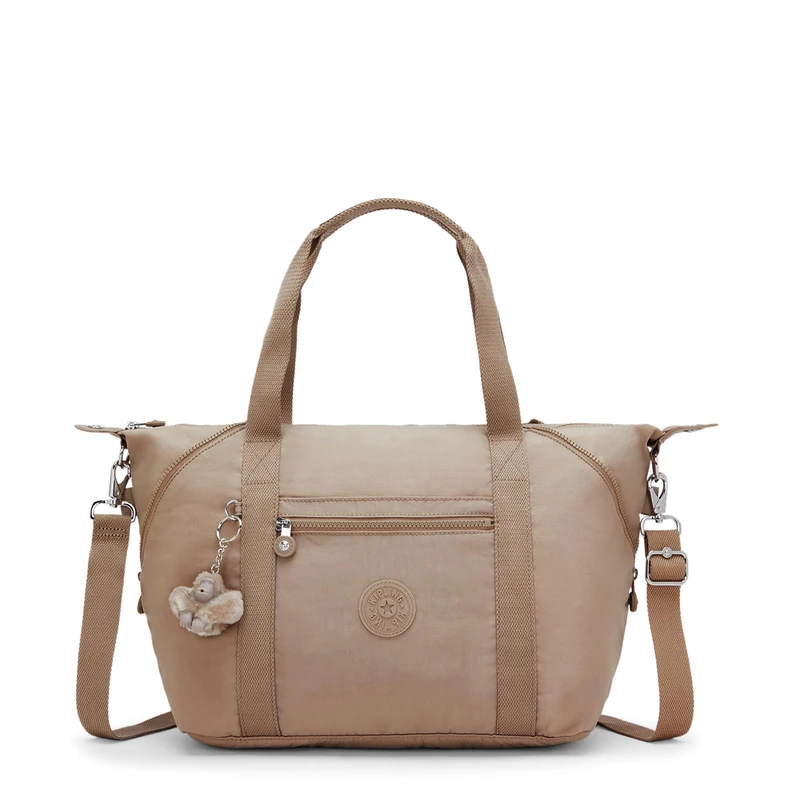 Kipling Art Tote Bag Large Lightweight Zip Closure Adjustable Strap