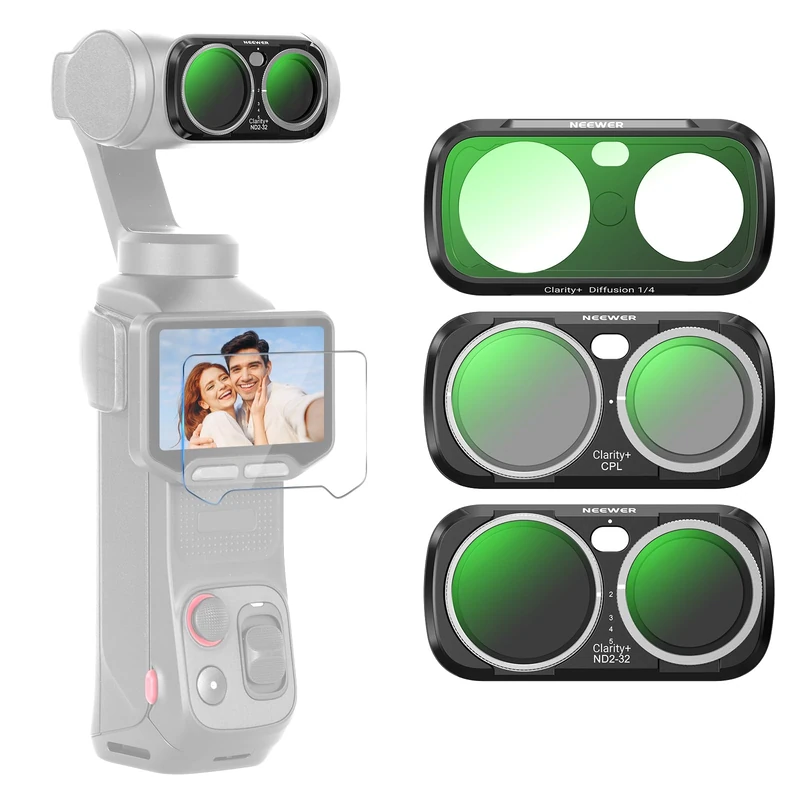 NEEWER Clarity+ ND CPL Effect Filter Compatible with Insta360 Luna Ultra