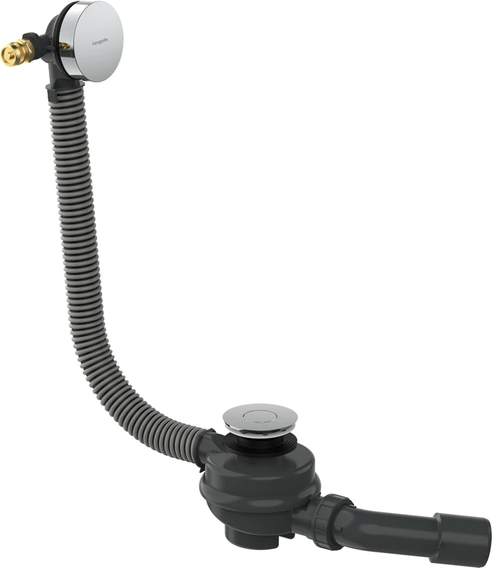 hansgrohe Exafill Complete Set Bath Filler, Waste and Overflow Set, Chrome