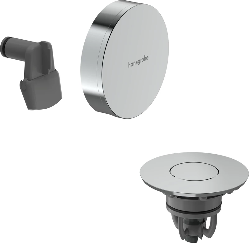hansgrohe Exafill Finish Set Bath Filler, Waste and Overflow Set, Chrome
