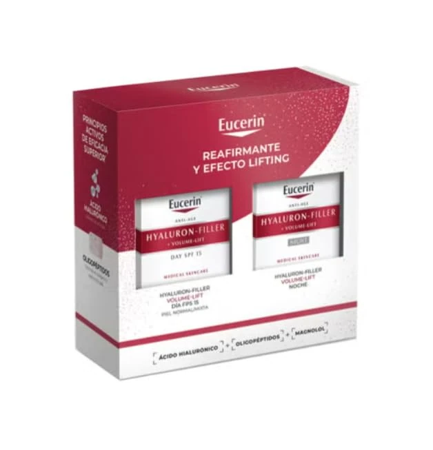 Hyaluron Filler + Volume-Lift Día Piel Normal Mixta Estuche 2, Product Solution for Daily Use