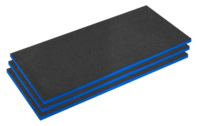 Sealey Easy Peel Shadow Foam® 30mm Blue/Black - Pack of 3 - SFPK30B