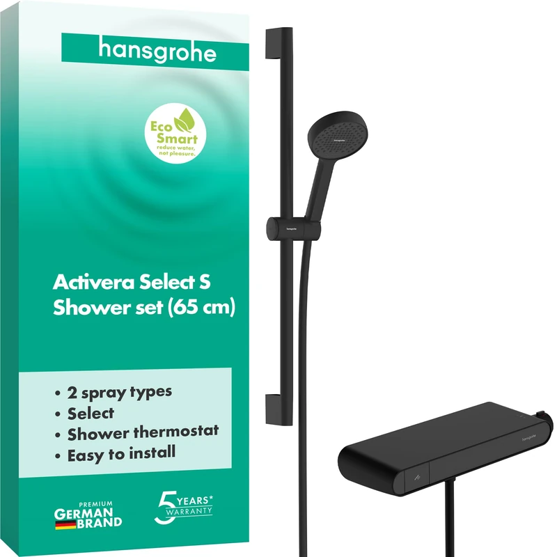 hansgrohe Activera Select S Shower Set with Thermostat, EcoSmart