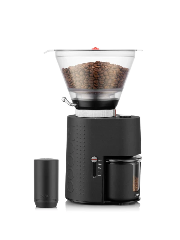Bistro 160W Electric Coffee Grinder with Vacuum Pump USB Rechargeable