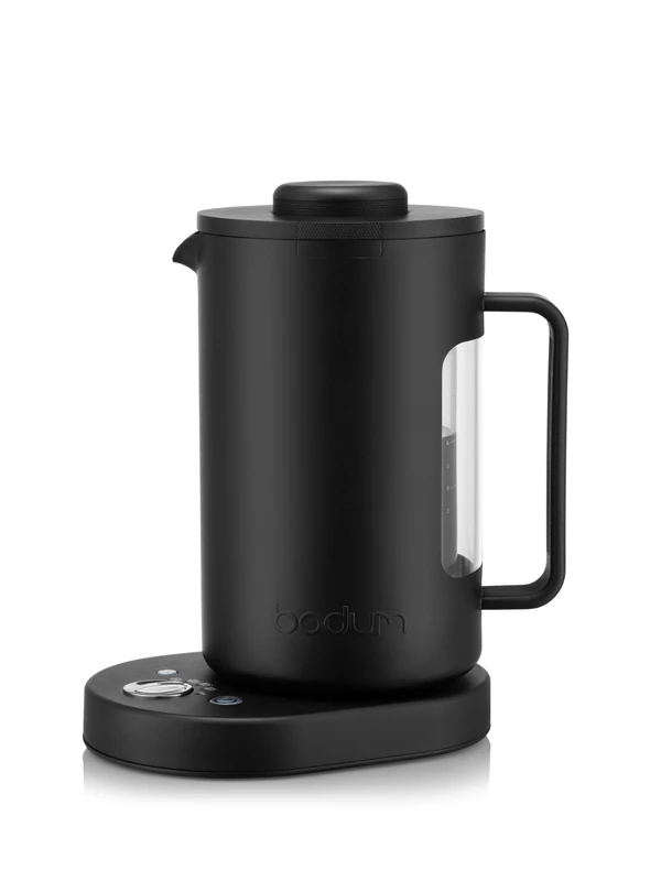 BODUM BISTRO Double-Wall Electric Kettle with Temperature Control, 1L Variable-Temperature Water Kettle with Keep-Warm Function, 2000W, Black, 12546-01UK-BISTRO