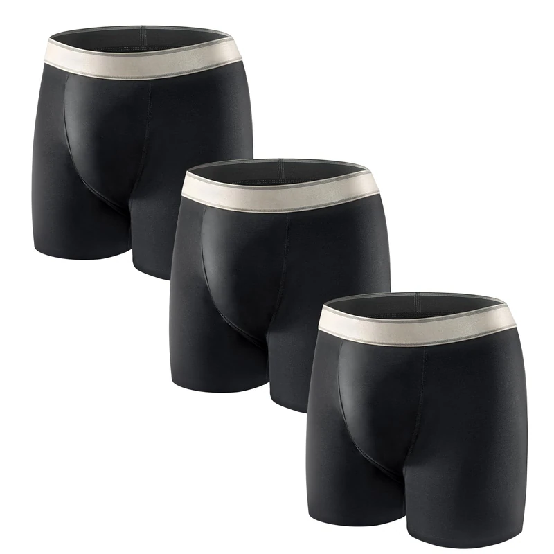 Carer 3 Pack Cotton Incontinence Pants for Men 200ml Absorbency Washable