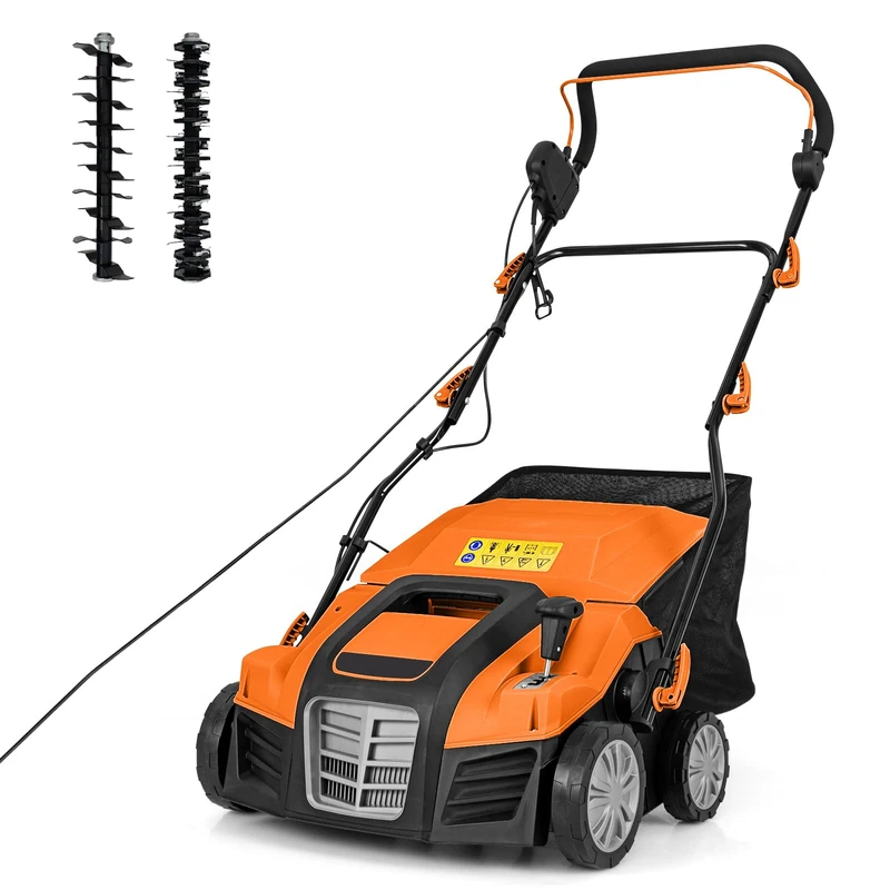 GiantexUK 2000W Lawn Scarifier and Aerator (Orange)