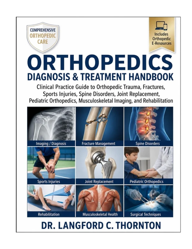 ORTHOPEDICS DIAGNOSIS & TREATMENT HANDBOOK: Clinical Practice Guide to Orthopedic Trauma, Fractures, Sports Injuries, Spine Disorders, Joint ... Musculoskeletal Imaging, and Rehabilitation