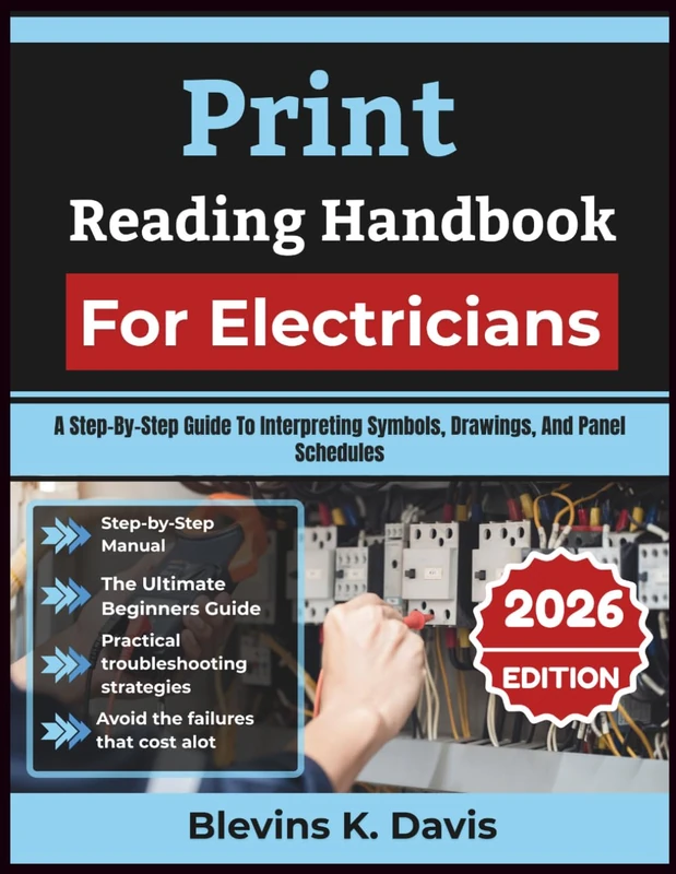 Print Reading Handbook For Electricians 2026: A Step-By-Step Guide To Interpreting Symbols, Drawings, And Panel Schedules