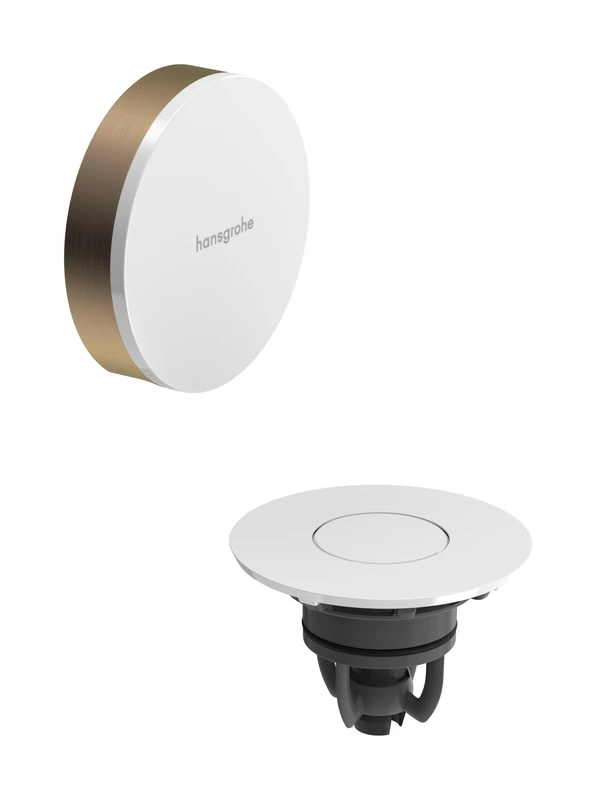 hansgrohe Flexaplus Finish Set Waste and Overflow Set for Bathtub