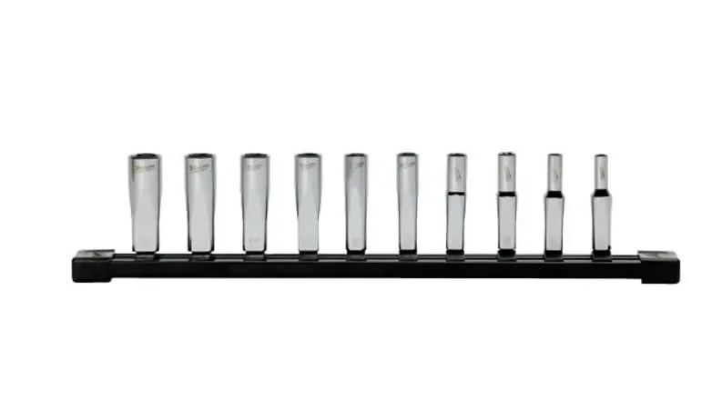Milwaukee 4932501801 1/4" Drive Depp Metric Socket Set - 10 Piece