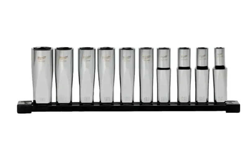 Milwaukee 4932501804 1/2" Drive Standard Metric Socket Set - 10 Piece