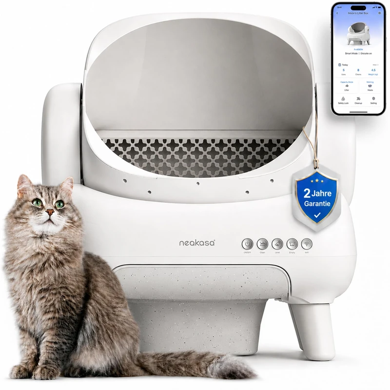 Neakasa M1 Plus Lite Self-Cleaning Cat Litter Tray with Open Design