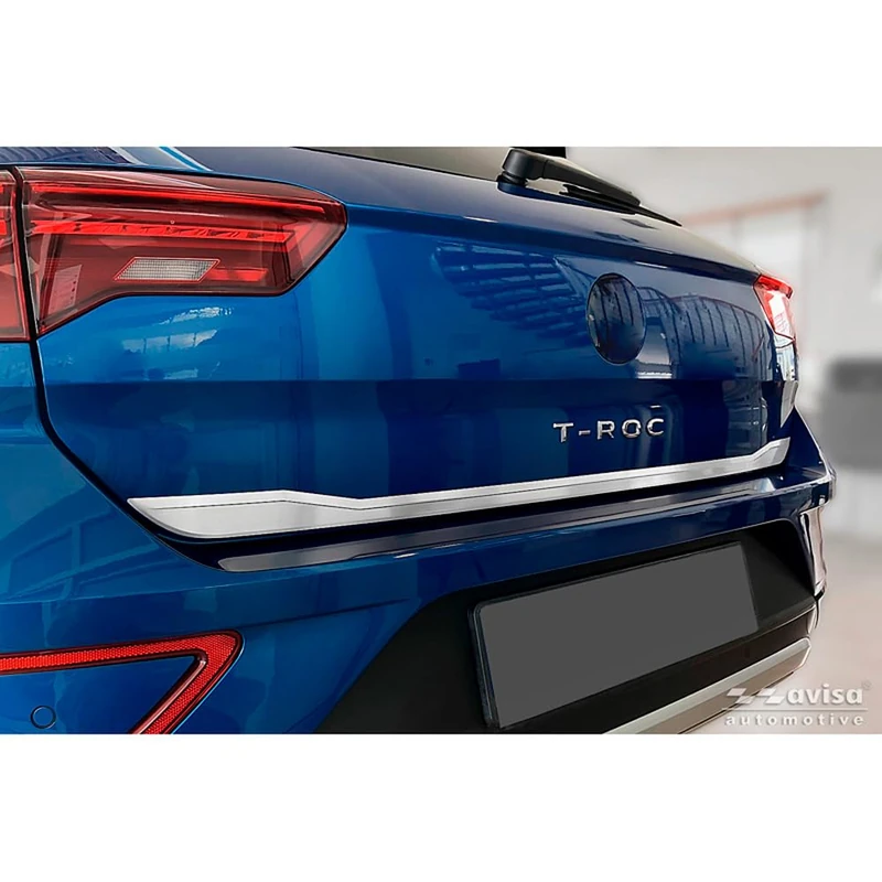 Avisa Brushed Stainless Steel Trunk Tailgate Trim Cover custom-fit