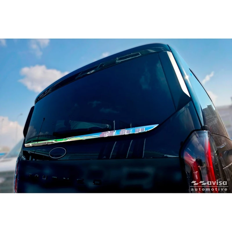 Avisa Chrome Stainless Steel Trunk Tailgate Trim Cover custom-fit