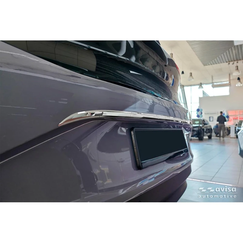 Avisa Chrome Stainless Steel Trunk Tailgate Trim Cover custom-fit