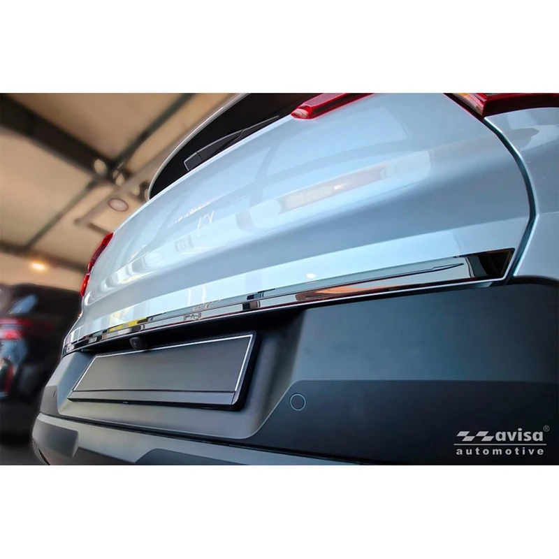 Avisa Black Chrome Stainless Steel Tailgate Trim custom-fit