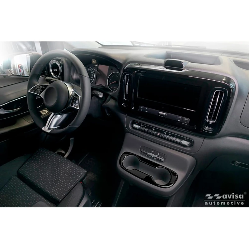 Avisa Stainless Steel cup holder trim cover custom-fit