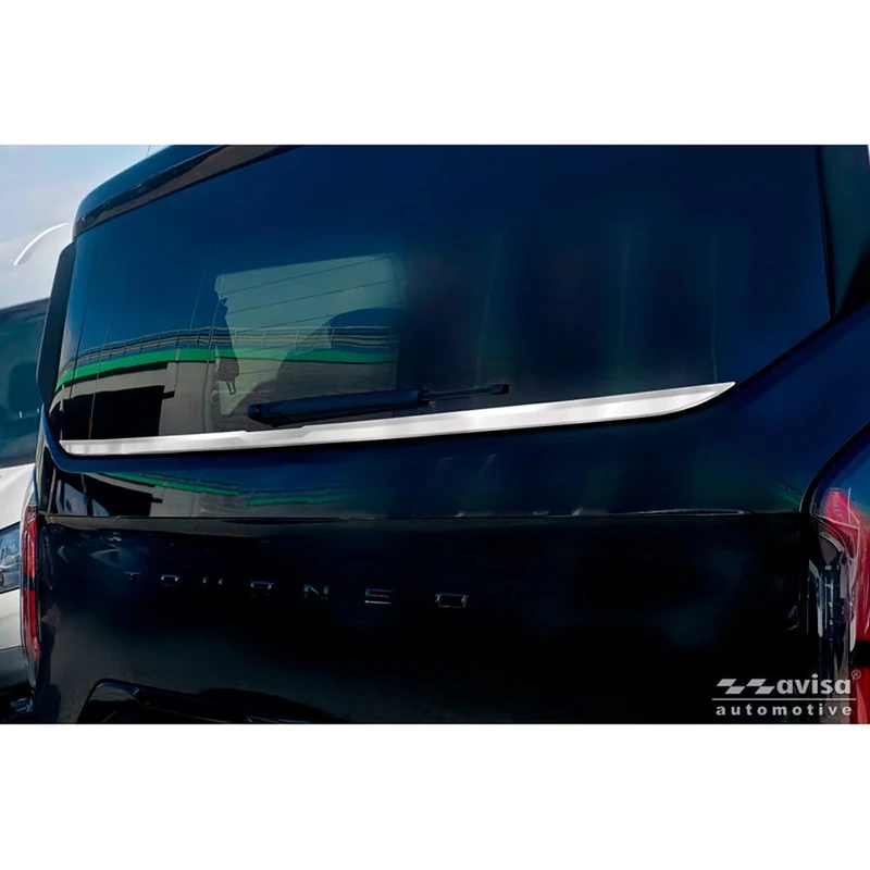 Avisa Brushed Stainless Steel Trunk Tailgate Trim Cover custom-fit
