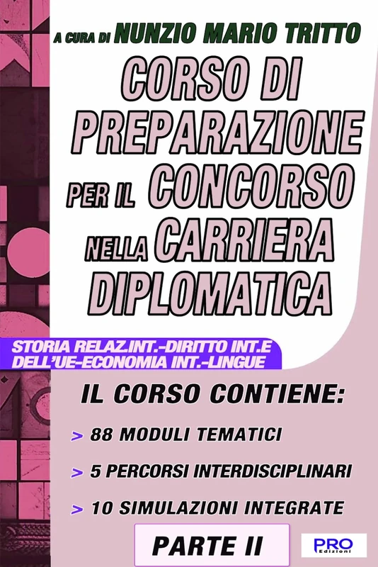 Corso di preparazione per il concorso nella carriera diplomatica - Parte II - Image 1