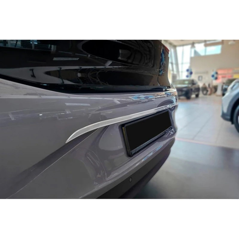 Avisa Brushed Stainless Steel Trunk Tailgate Trim Cover custom-fit