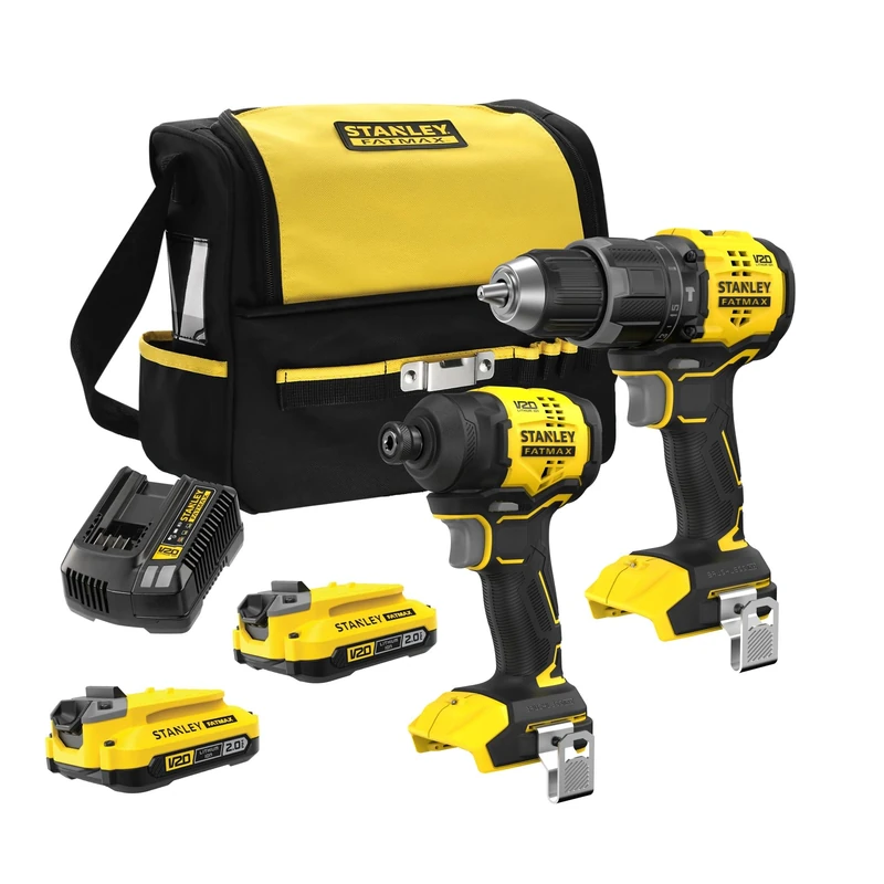 STANLEY FATMAX V20 Cordless Hammer & Impact Driver Kit, SFMCK201D2S-GB