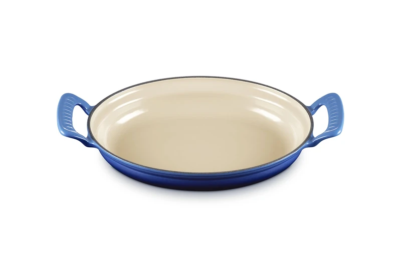 Le Creuset Cast Iron Modern Heritage Oval Baker, Azure - Image 1