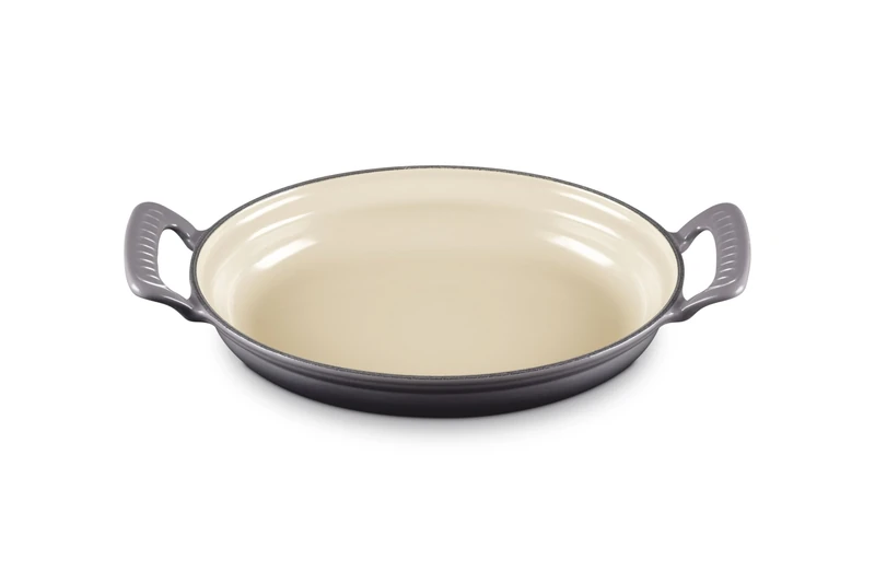 Le Creuset Cast Iron Modern Heritage Oval Baker, Flint - Image 1