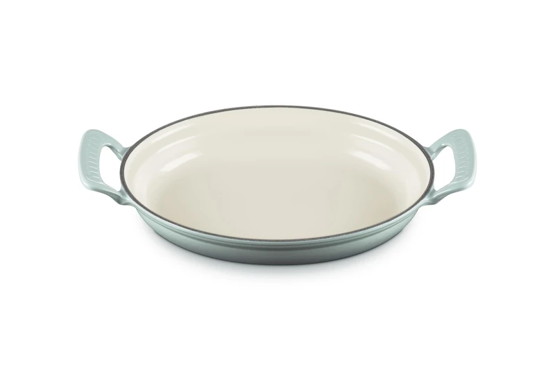 Le Creuset Cast Iron Modern Heritage Oval Baker, Sea Salt - Image 1