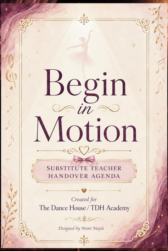 Begin in Motion - Cover Teachers