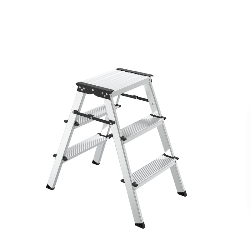 Amig Folding Stool 3 Steps Aluminum 57x60x36 cm - Image 1