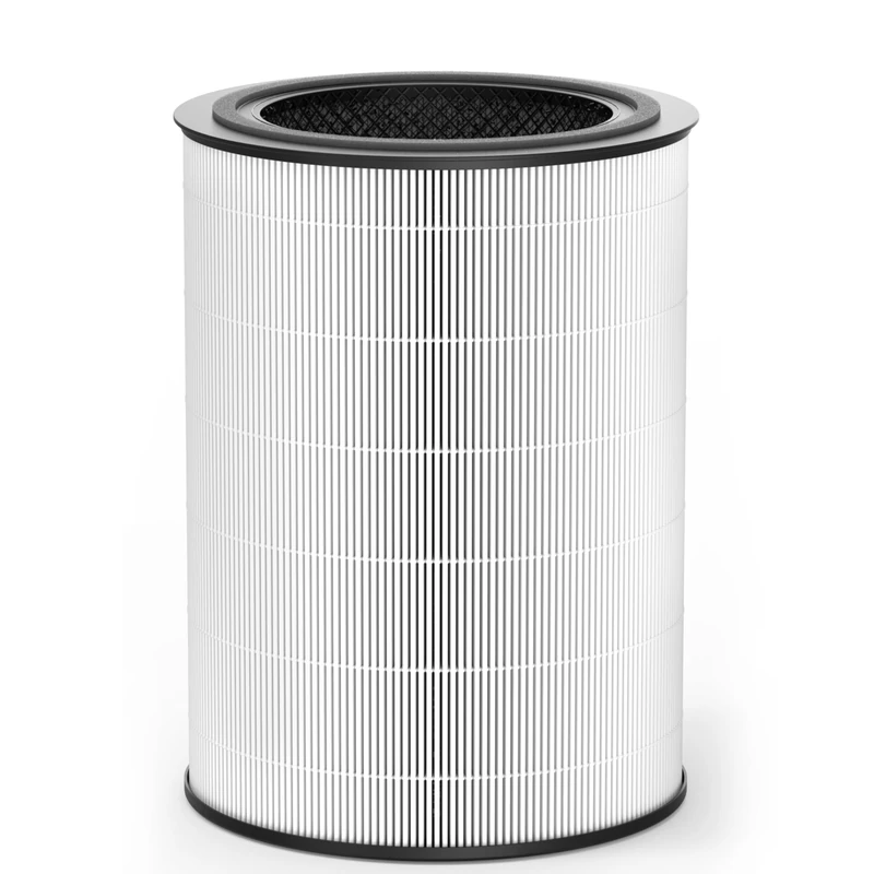 DREO Replacement Filter for Macro Max AS Air Purifier, 3-in-1 HEPA Filter with HEPA Filter and Activated Carbon, Helps Capture Pet Hair, Smoke, Dust, Pollen and Reduce Household Odours
