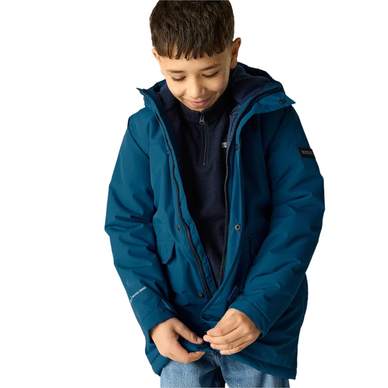Regatta Kids Farbank II Waterproof Jacket Waterproof Insulated Winter Coat