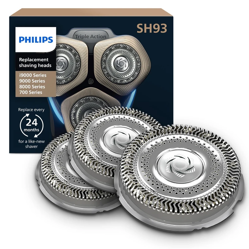 Philips Genuine Shaving Heads – Powerful Performance, Self-Sharpening